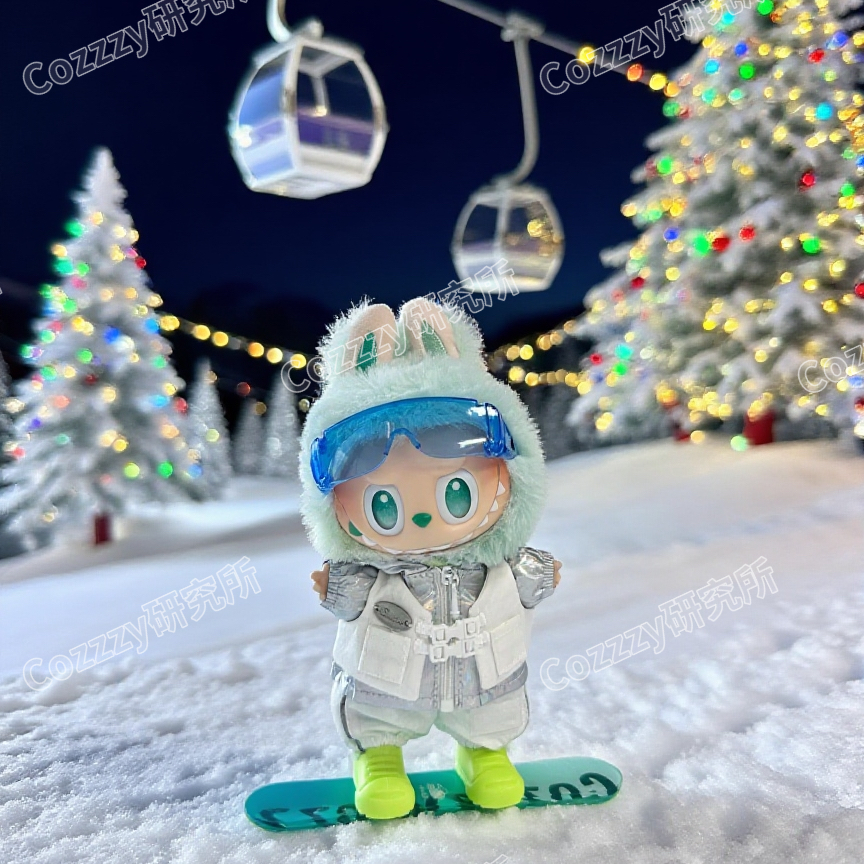 Labubu滑雪单板娃衣3.0多巴胺色系！每个颜色都有自己搭配的板～,淘宝优惠券,粉丝福利购,淘宝优惠卷