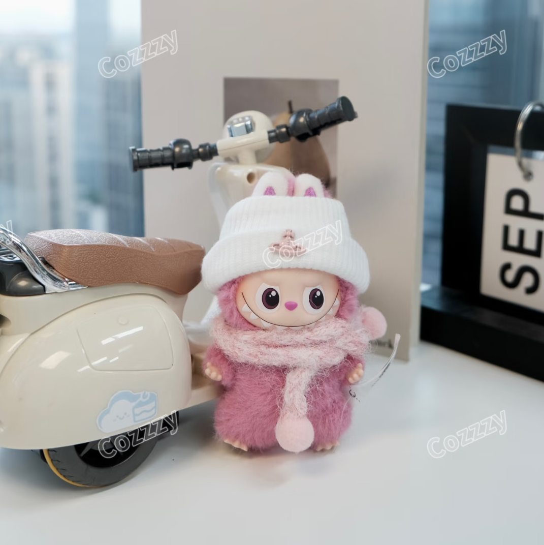 Labubu娃衣4.0 心底密码 冷帽围巾套装搪胶盲盒衣服拉布布娃衣搪,淘宝优惠券,粉丝福利购,淘宝优惠卷