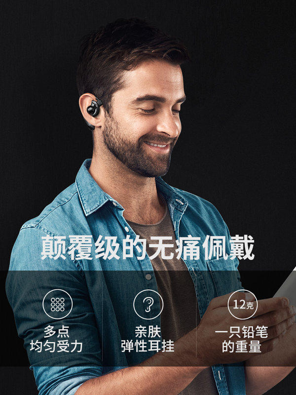 艾米尼蓝牙耳机单双耳无线单耳 众睿志合影音蓝牙耳机