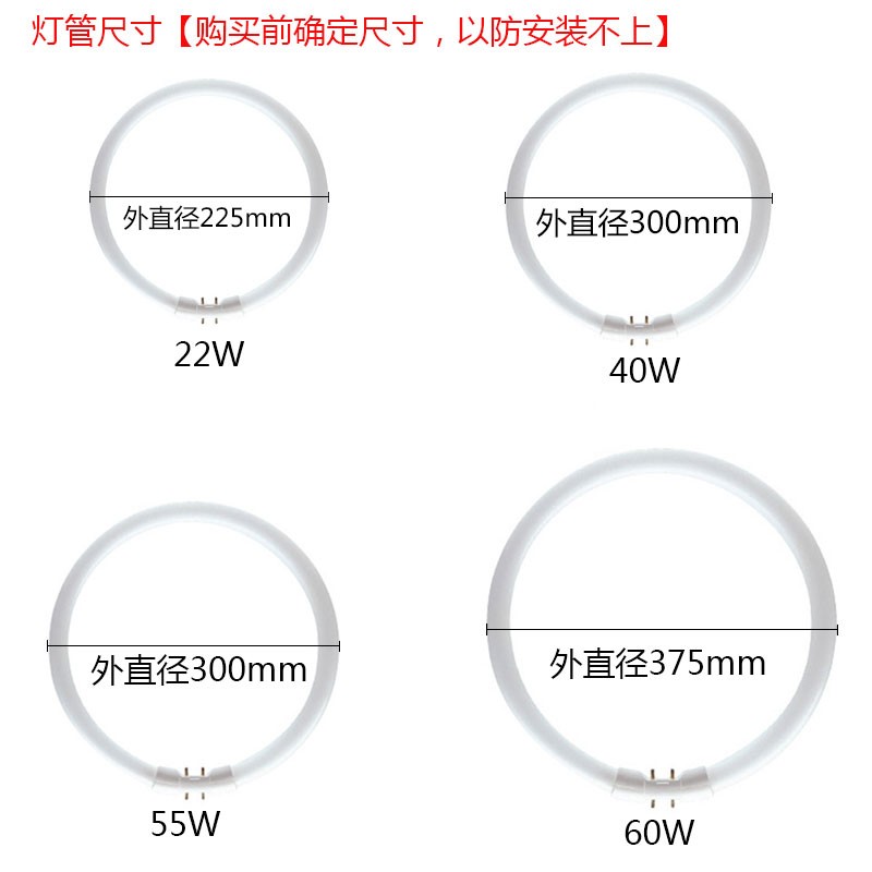 飞利浦 TL5C MASTER 22W40W55W60W环形灯管风尚灯管 2GX13四针-图1