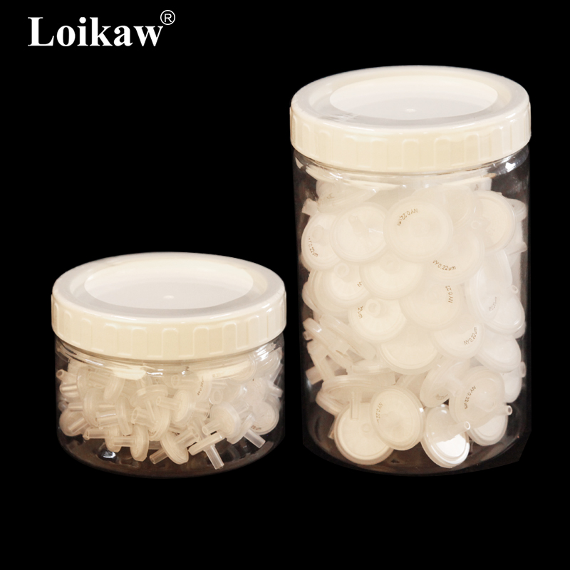 loikaw针头过滤器 13mm/25mm孔径0.22um/0.45um针筒滤器滤膜过滤器无菌有机尼Nylon龙聚醚砜PES-图1