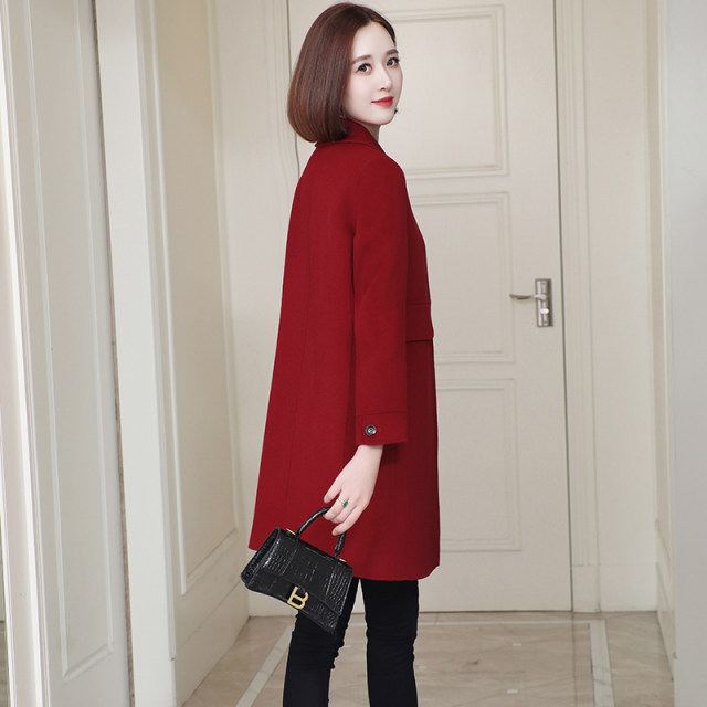 High-end slimming double-sided velvet jacket