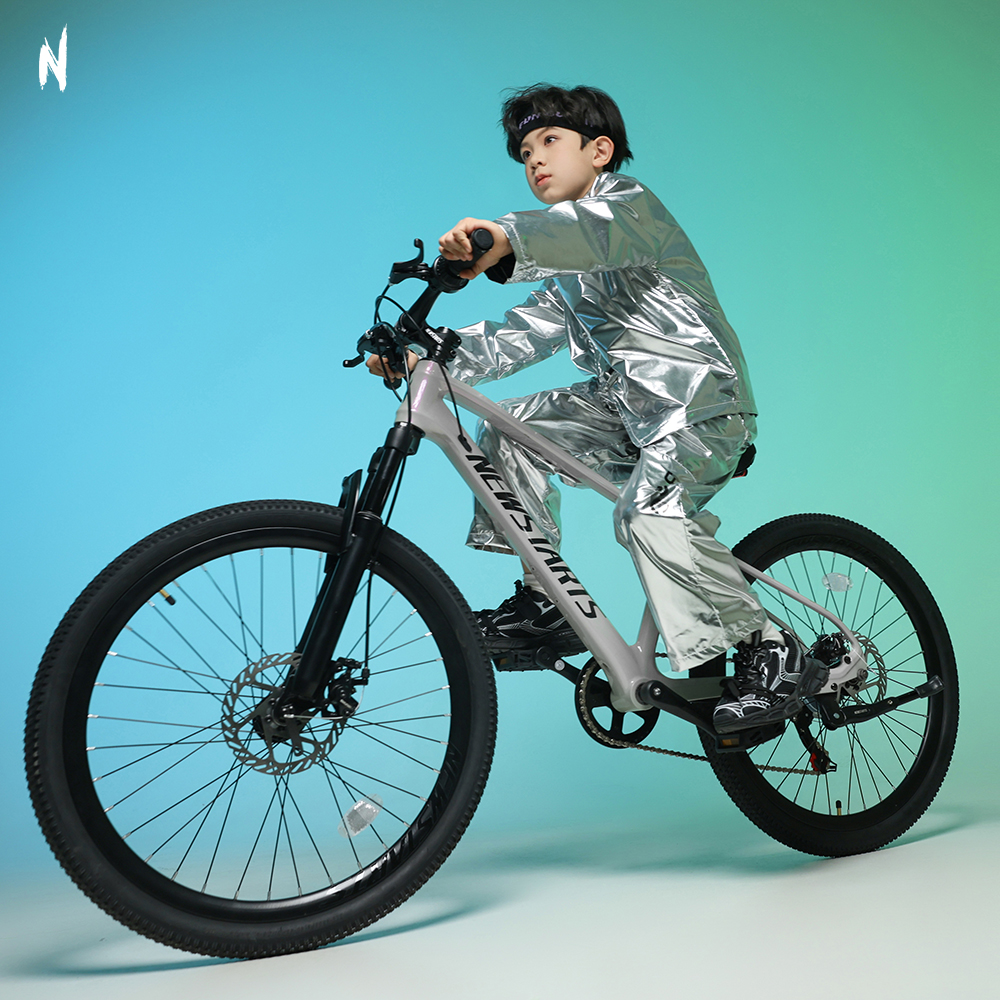 小探险家儿童自行车5-15岁18寸22寸24寸男女孩变速山地车学生单车 - 图2