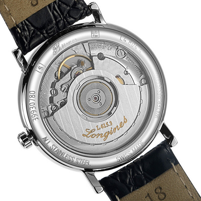 5年联保正品瑞士浪琴瑰丽商务休闲优雅男士腕表L4.904.4.11.2