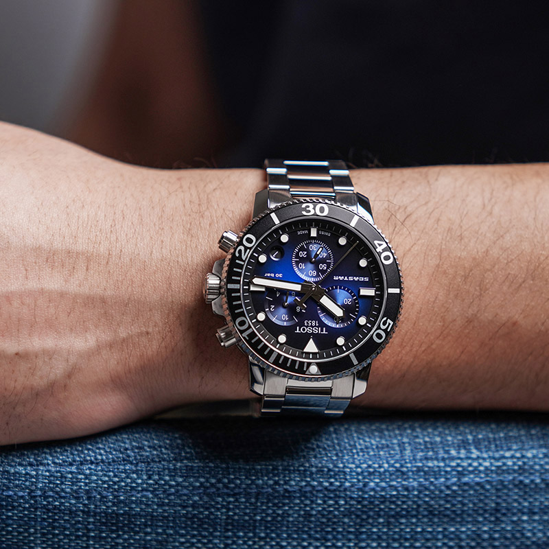 正品天梭tissot海星系列石英男士表 茗豪海外瑞士腕表