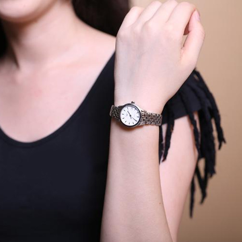 全球联保 正品瑞士浪琴军旗机械女表 钢带时尚腕表L4.274.4.12.6