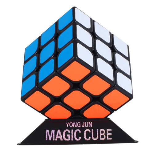 永骏冠龙魔方三阶比赛专用顺滑金字塔磨方块正品儿童成人益智玩具 - 图0