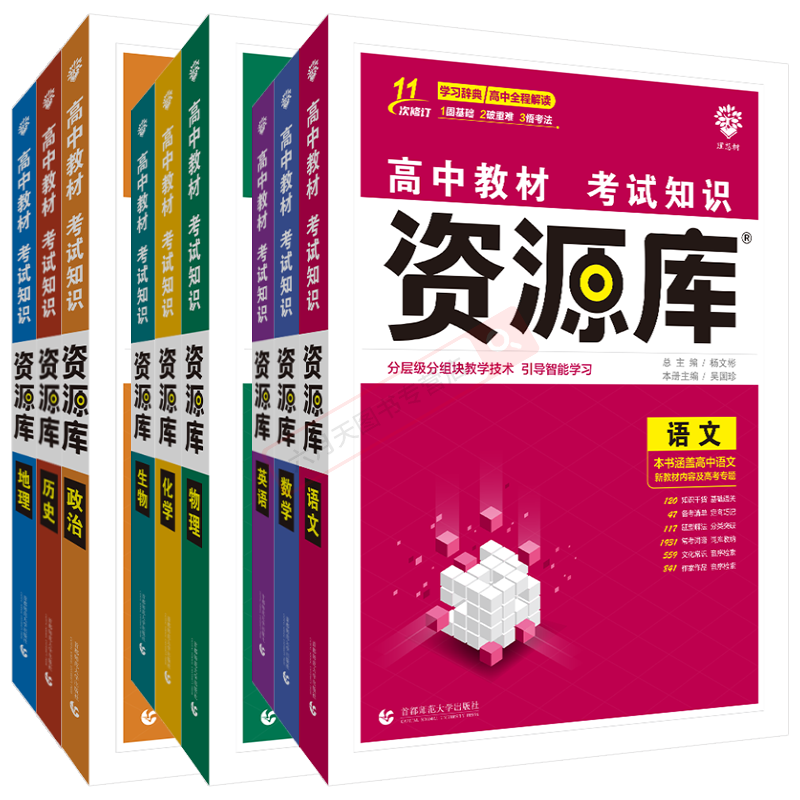 2025版任选高中教材考试知识资源库高中语文数学英语物理化学生物政治历史地理理想树高一二三高考知识大全基础知识手册全解读辅导