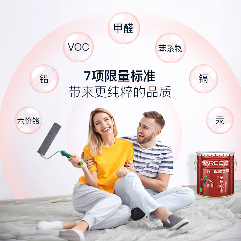 Bardes Odor-Free Water Paint Anti-Formaldehyde 5-in-1 Wall Paint