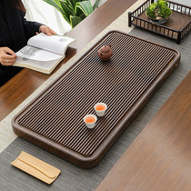 Living room tea tray Home 2023 new solid wood minimalist tea tray drain electric wood small dry tea table tea sea