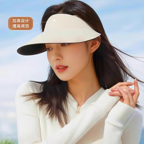 夏季新款防晒帽女运动防紫外线太阳帽遮阳帽2026空顶帽子 - 图2