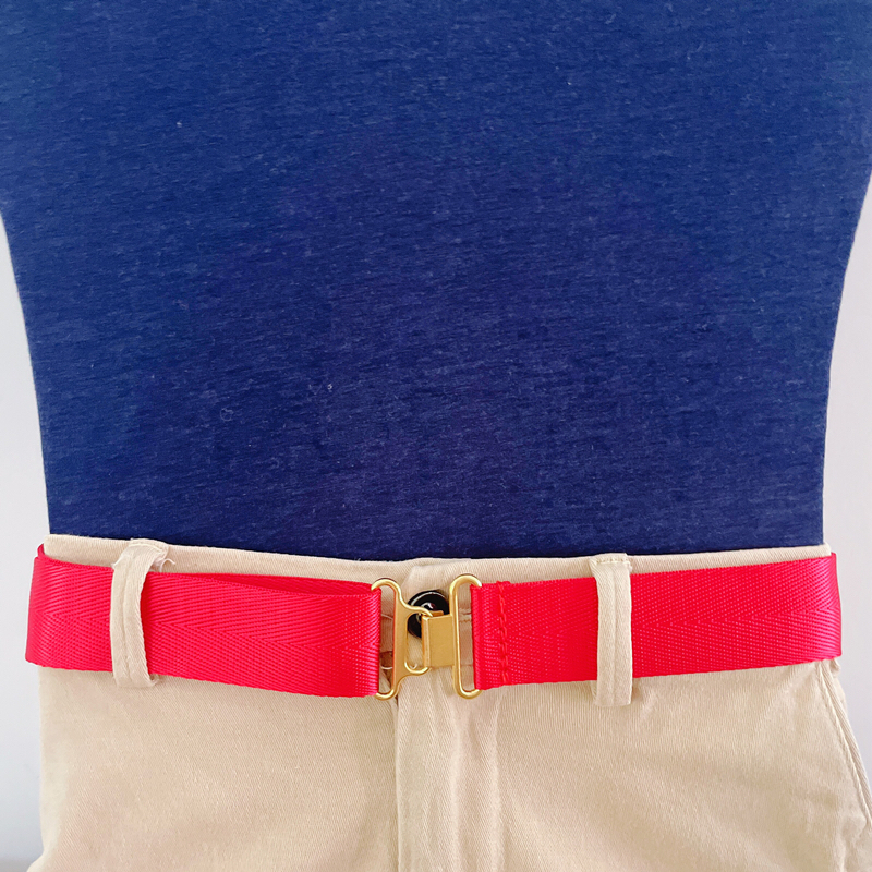 老年人用加厚帆布腰带怀旧无弹性可调节老式挂钩扣不勒腰松紧皮带