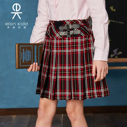 Форма, клетчатая юбка на девочку, наряд маленькой принцессы, детская одежда