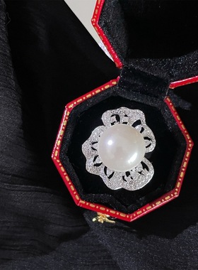 微镶花朵时尚优雅戒指女