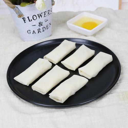 上海南翔春卷皮油炸小吃餐饮商用春卷皮薄饼皮冷冻半成品家用面皮 - 图1