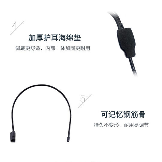 Sony Esports Little Bee Megaphone Microphone Headset Clip-type Headphones Microphone for Primary School Students and Teachers