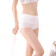 3 pairs of white underwear for women with high waist crotch mother full cotton
