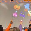 Halloween glowing finger projector lamp