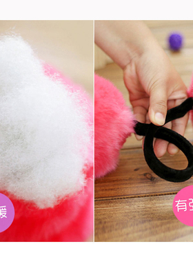 冬季韩版可爱加厚毛绒护耳套