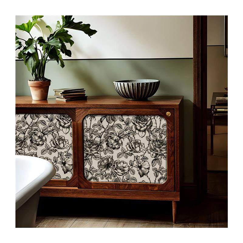 VPR玫瑰法式复古墙贴纸房间装饰衣柜贴柜子自粘家具翻新壁纸,淘宝优惠券,粉丝福利购,淘宝优惠卷