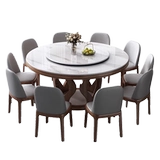 Столовый стол с твердым древесиной и стул Комбинированные световые роскошные