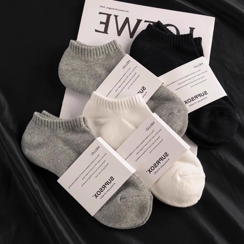 纯棉袜子男士短袜防臭吸汗毛巾底加厚女袜潮in运动袜男女同款船袜,淘宝优惠券,粉丝福利购,淘宝优惠卷