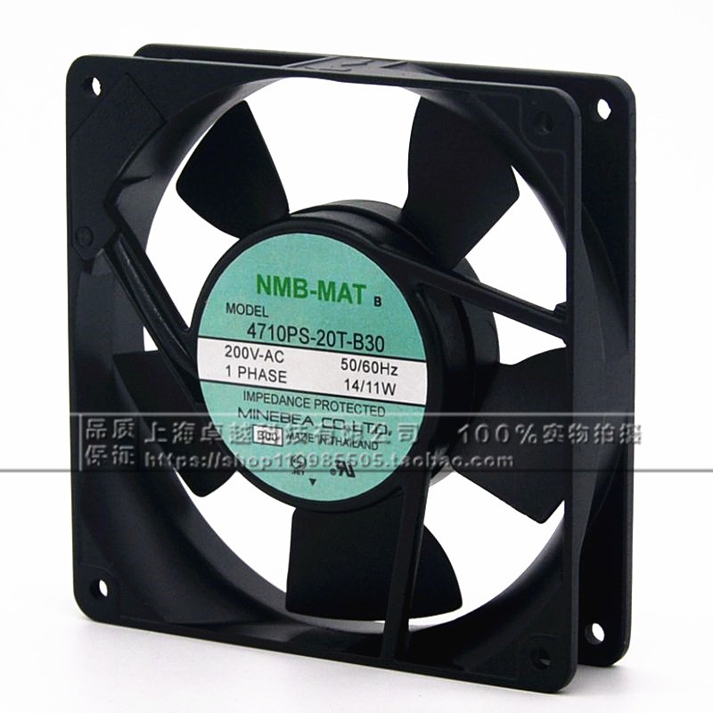 全新原装NMB风机 4710PS-22T-B30 AC200V 14/11W 散热风扇 - 图1