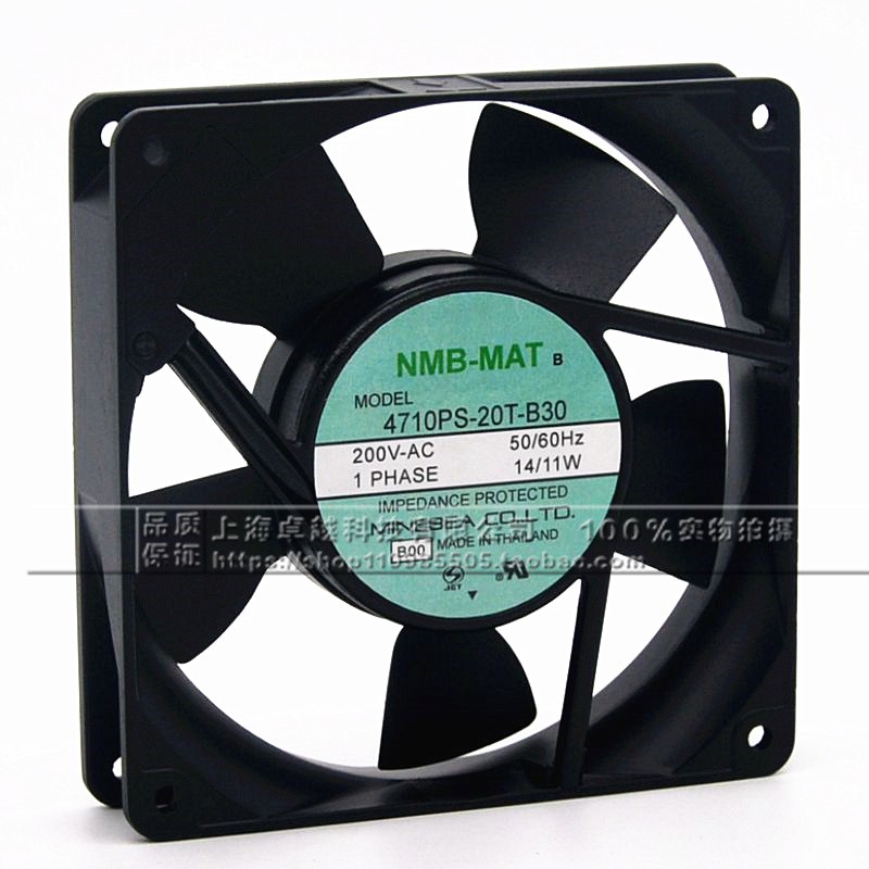 全新原装NMB风机 4710PS-22T-B30 AC200V 14/11W 散热风扇 - 图0