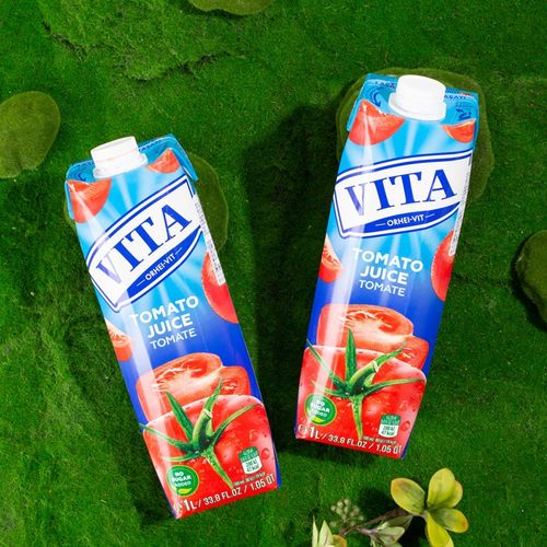 欧洲进口VITA100%果汁NFC纯番茄汁鲜榨西红柿原汁1L果蔬菜汁饮料-图2