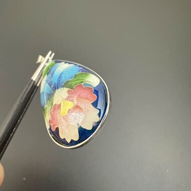 七宝烧，清水烧，九谷烧，珐琅，彩釉，日本回流吊坠传统手工制品