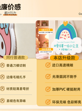 禹悦儿童房间布置装饰挂牌