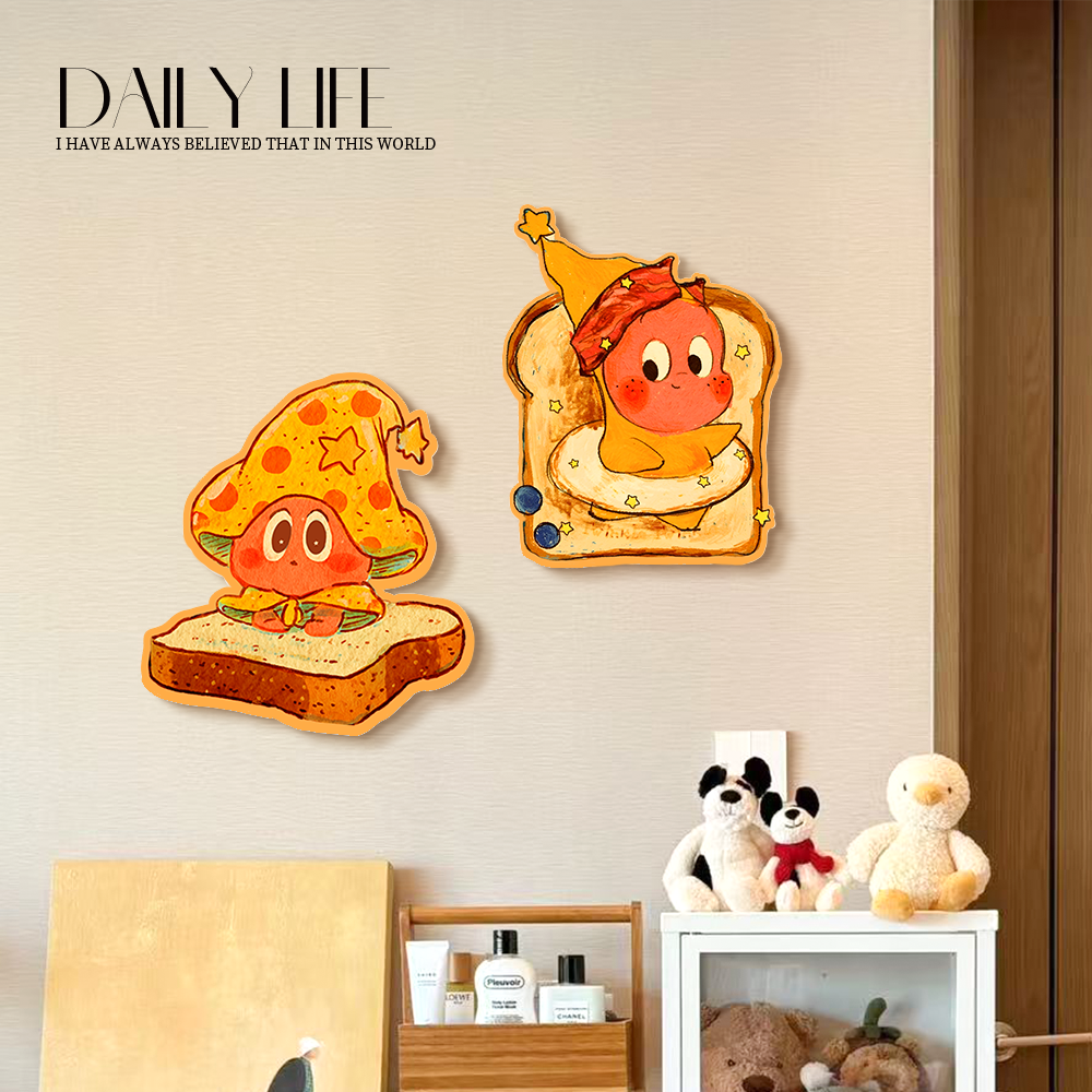 星星人卡通墙面遮丑装饰补洞亚克力可爱墙贴瓷砖破损孔洞神器贴画,淘宝优惠券,粉丝福利购,淘宝优惠卷