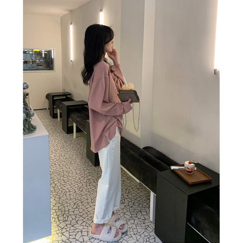 孕妇老爹九分夏季外穿宽松牛仔裤 布衣妈咪孕妇直筒裤