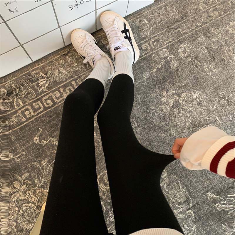 孕妇纯棉九分春秋季外穿灰色打底裤 布衣妈咪孕妇打底裤