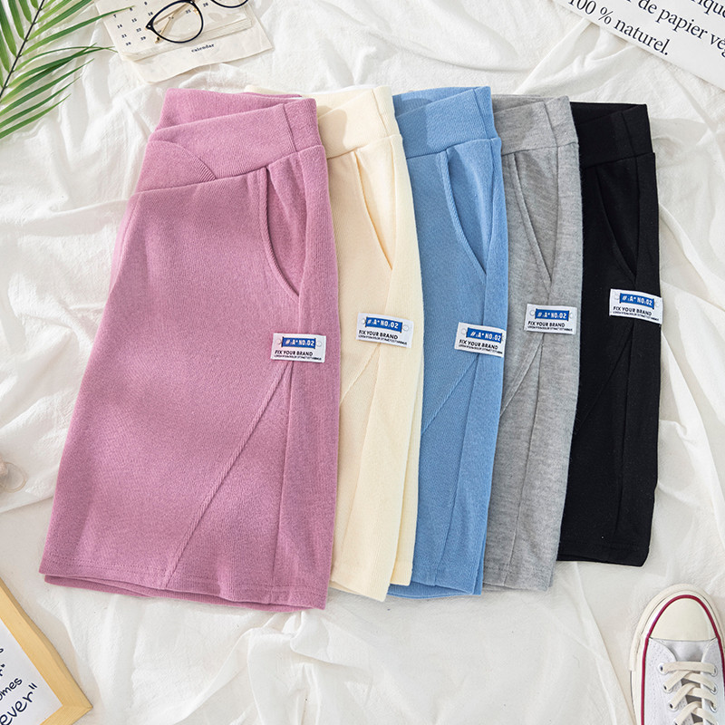 孕妇低腰托腹外穿夏季宽松休闲短裤 布衣妈咪孕妇阔腿裤