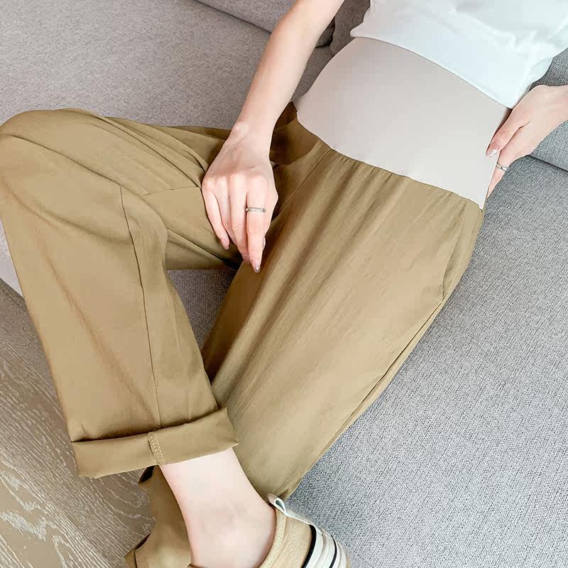  布衣妈咪孕妇阔腿裤