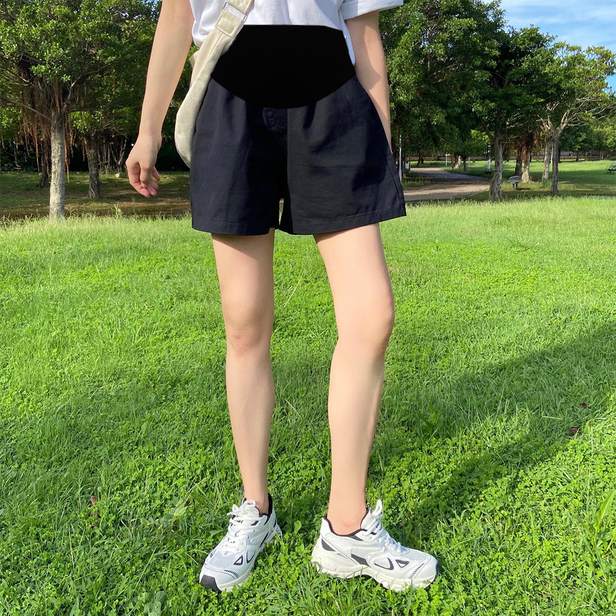  布衣妈咪孕妇阔腿裤