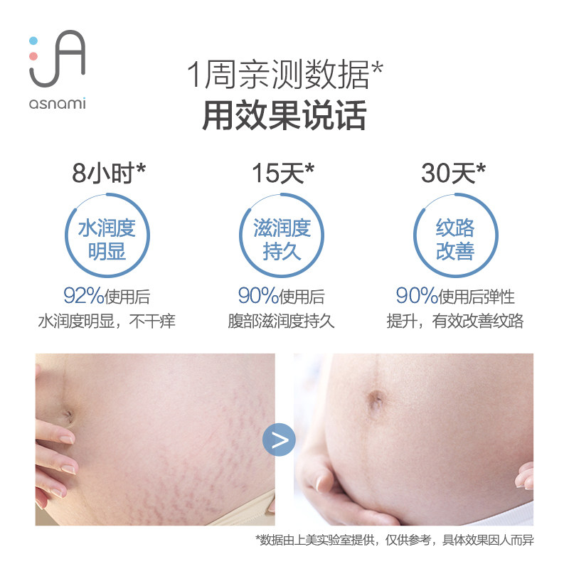 asnami日本舒缓孕妇预防安弥儿海藻 asnami海外孕产妇腹膜