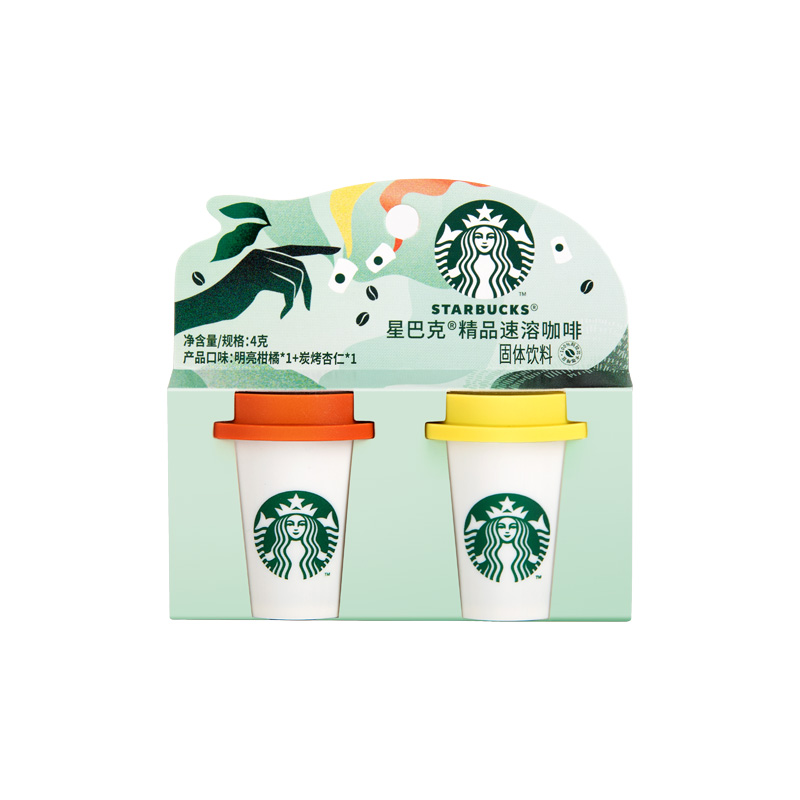 【天猫U先】星巴克家享咖啡随星杯精品速溶咖啡2颗装