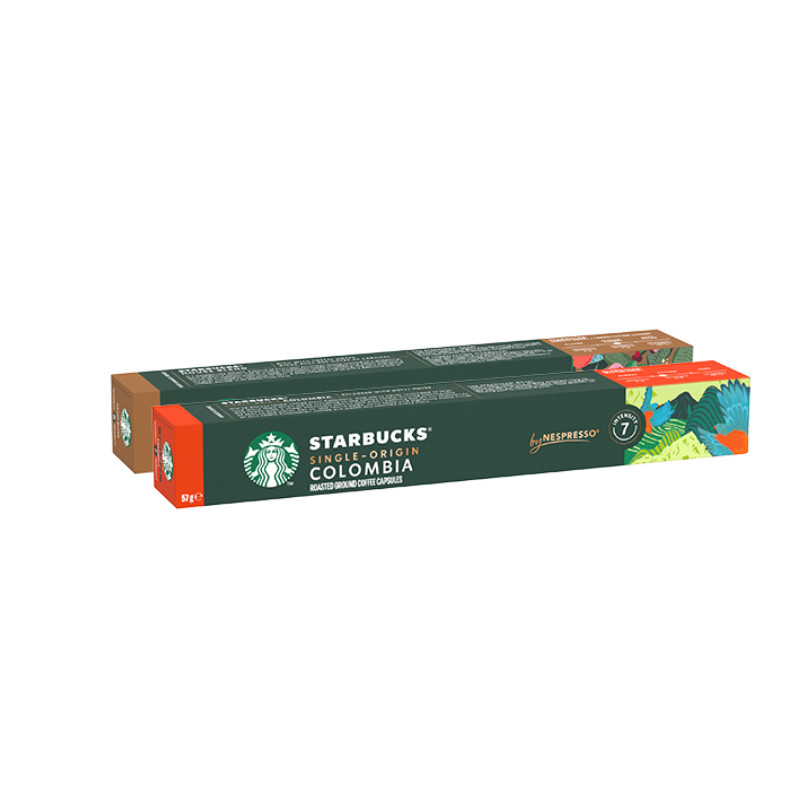 星巴克咖啡家享胶囊咖啡nespresso瑞士进口浓缩烘焙黑咖啡旗舰店