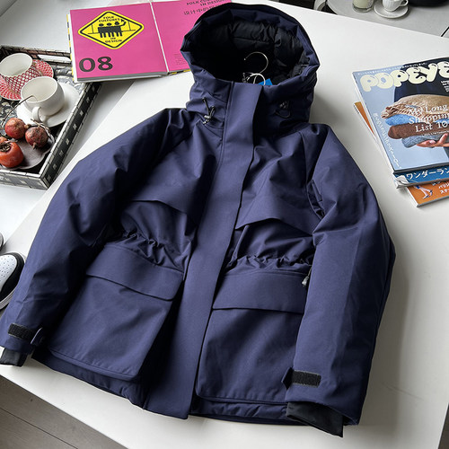 抗冻御寒柔软蓬松鹅绒服 女款全天候机能保暖加厚户外工装羽绒服 - 图0