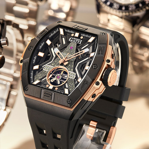 布加迪手表 德国新款全自动机械表男士名正品牌商务防水潮流十大 - 图0