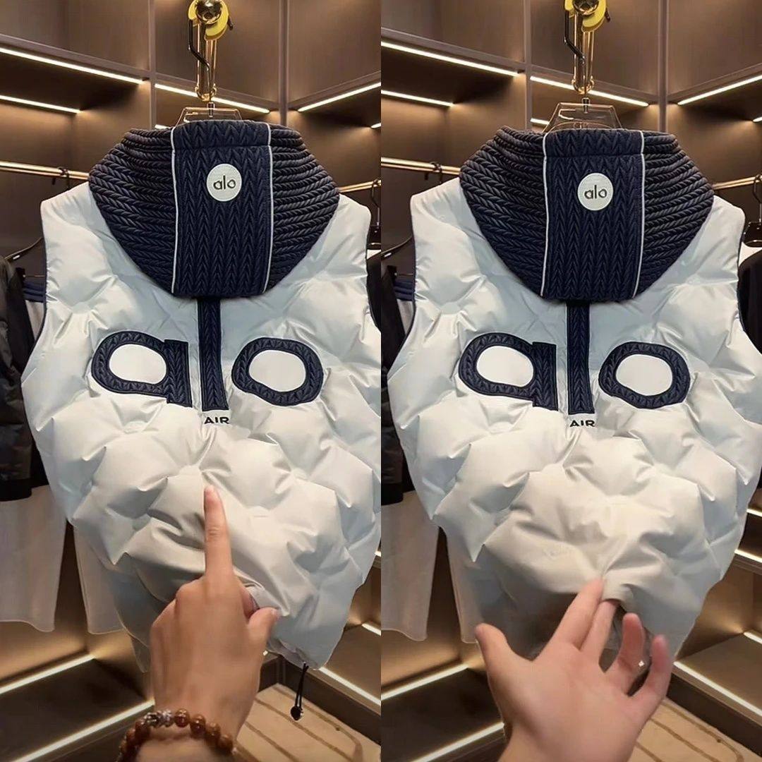 冬装ALO阿洛男款休闲男装棉服上衣服男士高级感设计轻奢马甲外套,淘宝优惠券,粉丝福利购,淘宝优惠卷