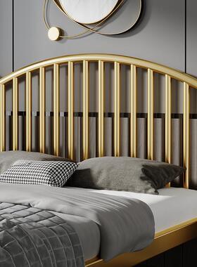 加厚不锈钢床1.5米1.8单人双人床欧式简约1.2m家用网红非铁艺床架