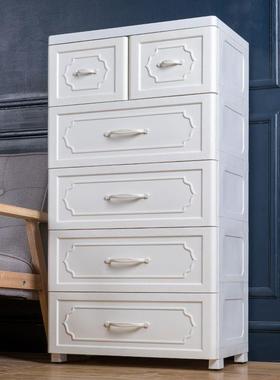 简易衣柜家用卧室抽屉式储物柜靠墙收纳柜子床头柜多功能儿童收纳