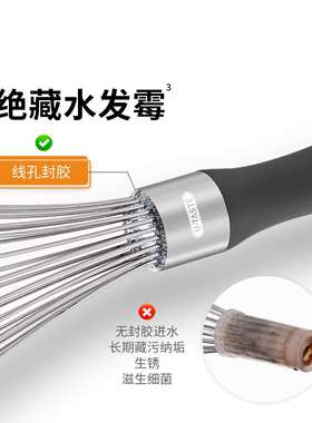 316不锈钢打蛋器手动搅拌棒手持鸡蛋器蛋抽家用304