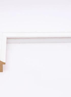 实木擦色高端线条3822白木相框斜面国画油画字画刺绣装饰画框框条