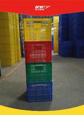 塑料筐子特大号周转筐成都塑料框筐长方形现货加厚箩筐厂