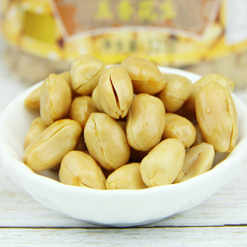 兴盛德麻辣花生五香藤椒孜然花生开封特产325克桶装下酒菜零食A - 图2