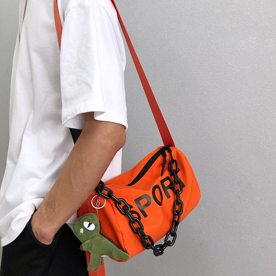 Messenger bag men's trendy ins fashion chain